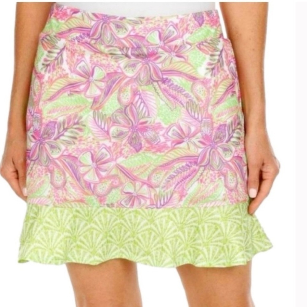 Stella Parker Golf Collection Floral Performance Skort - Size Large